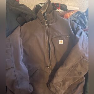 Distress carharrt jacket